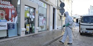 Santiago do Cacém executa desinfeção dos espaços públicos