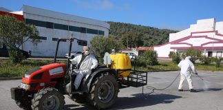 Limpeza contínua em Viana do Alentejo