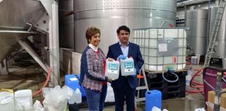Casa Ermelinda Freitas e IPS juntos na produção de álcool gel e viseiras