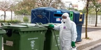 AMARSUL desinfeta 60 pontos de recolha de lixo por dia