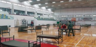 Sousel instala hospital de campanha no edifício dos bombeiros