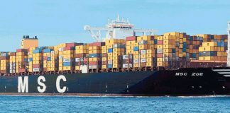 PSA Sines operou porta-contentores recorrendo a 7 gruas de cais em simultâneo