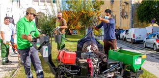 Moura testa sistema inovador de eficiência hídrica nos espaços verdes