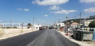 Chuvas provam que tapete da Fonte da Telha abre sulcos na areia