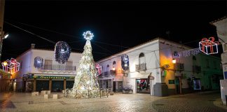 Moura homenageia profissionais de saúde com árvores de Natal