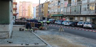 Junta de Freguesia de S. Sebastião repavimenta rua da Camarinha