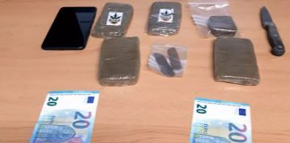 GNR detém alegado traficante em Sines e apreende 2.180 doses de haxixe