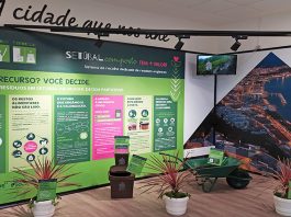 Projeto Setúbal Composto instala stand de divulgação em superfície comercial