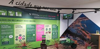 Projeto Setúbal Composto instala stand de divulgação em superfície comercial