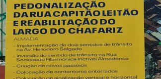 PS de Almada repudia vandalização de painel de informação municipal