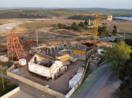 Avança em Aljustrel a obra do Centro de Receção e Acolhimento do Parque Mineiro