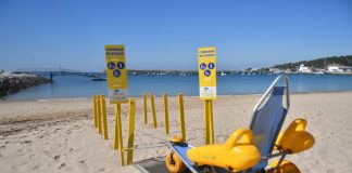 Sesimbra tem duas praias acessíveis a pessoas com mobilidade reduzida