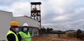 Obra do Centro de Recepção do Parque Mineiro de Aljustrel quase concluída