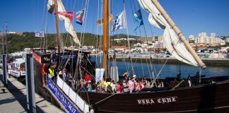 Porto de Setúbal acolhe Caravela Vera Cruz e Nao Santa Maria