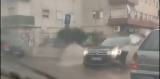 Forte chuva provocou inundações urbanas em Setúbal