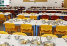 Seixal inaugura nova escola básica capacidade para 275 alunos Refeitorio escolar Escola Basica Redondos • 26 set